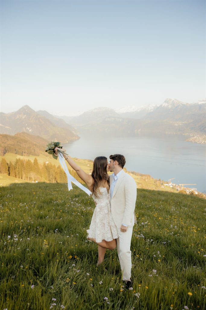 dream golden hour engagement session