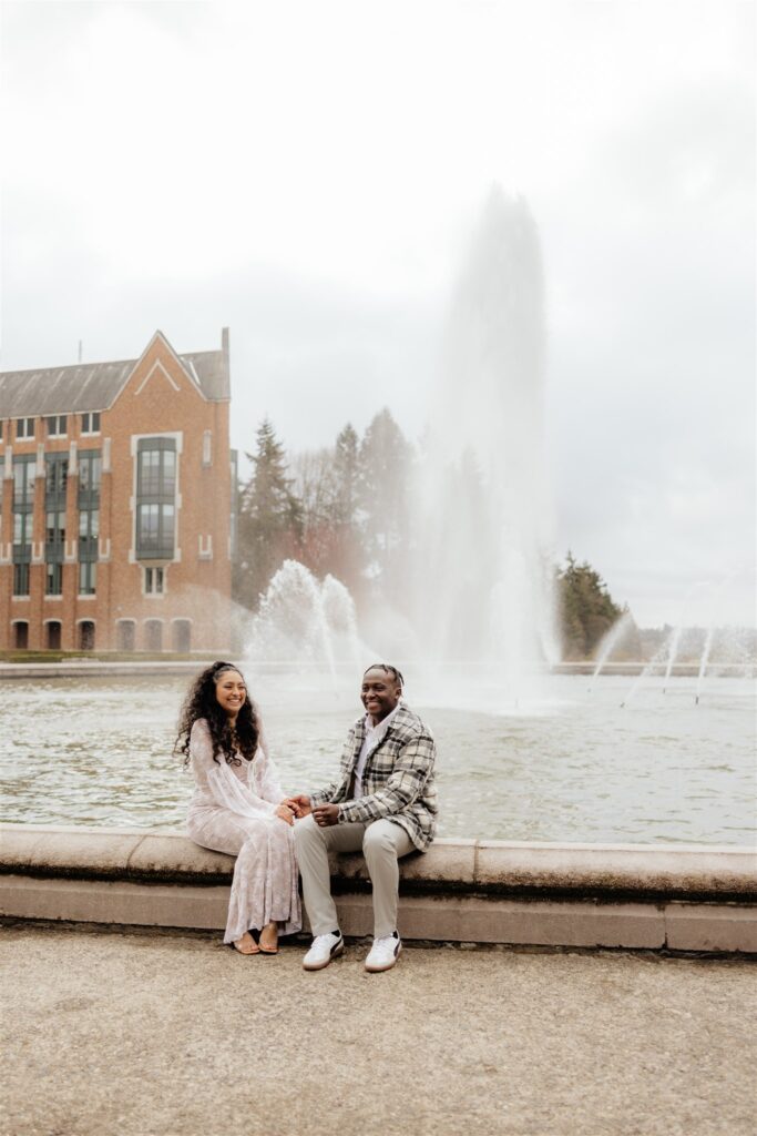 happy couple at their dream photoshoot
