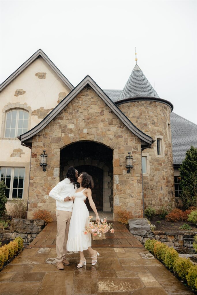 Chateau de Lis Engagement Inspo for Couples Dreaming of European Romance Stateside