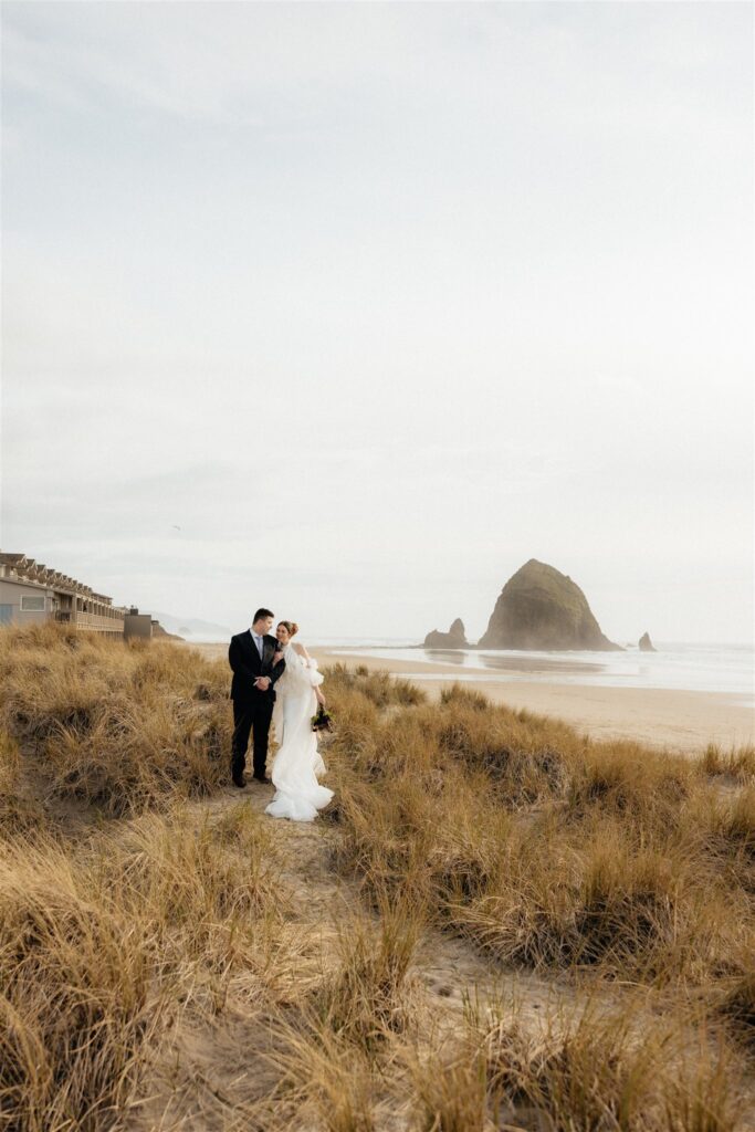 How to Plan a Romantic Cannon Beach Elopement (Inspired by This Stunning Styled Shoot)