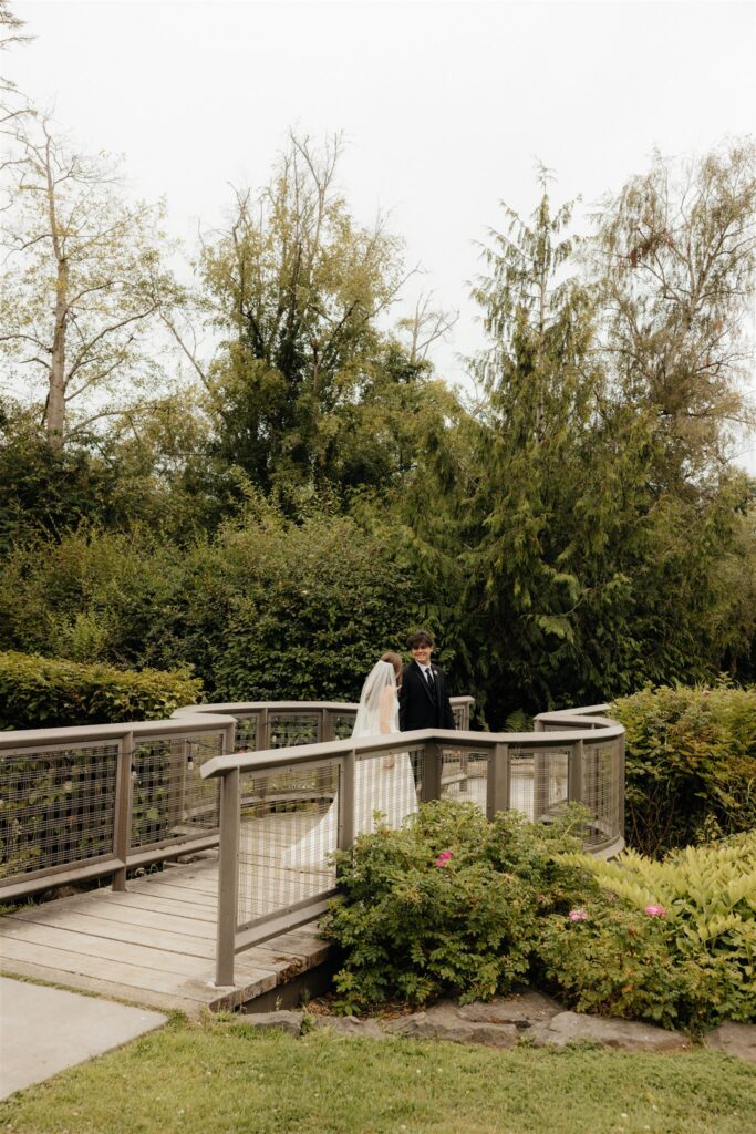groom, emotional, seeing the bride in her wedding dress