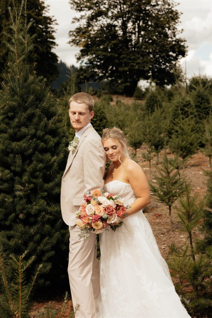 happy couple at their dream wedding