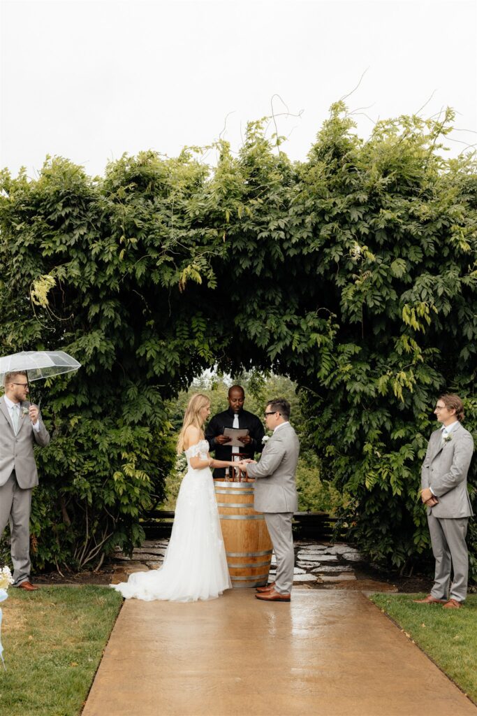 Why a Hillside Farms Wedding Is Perfect: Even on a Rainy Day!