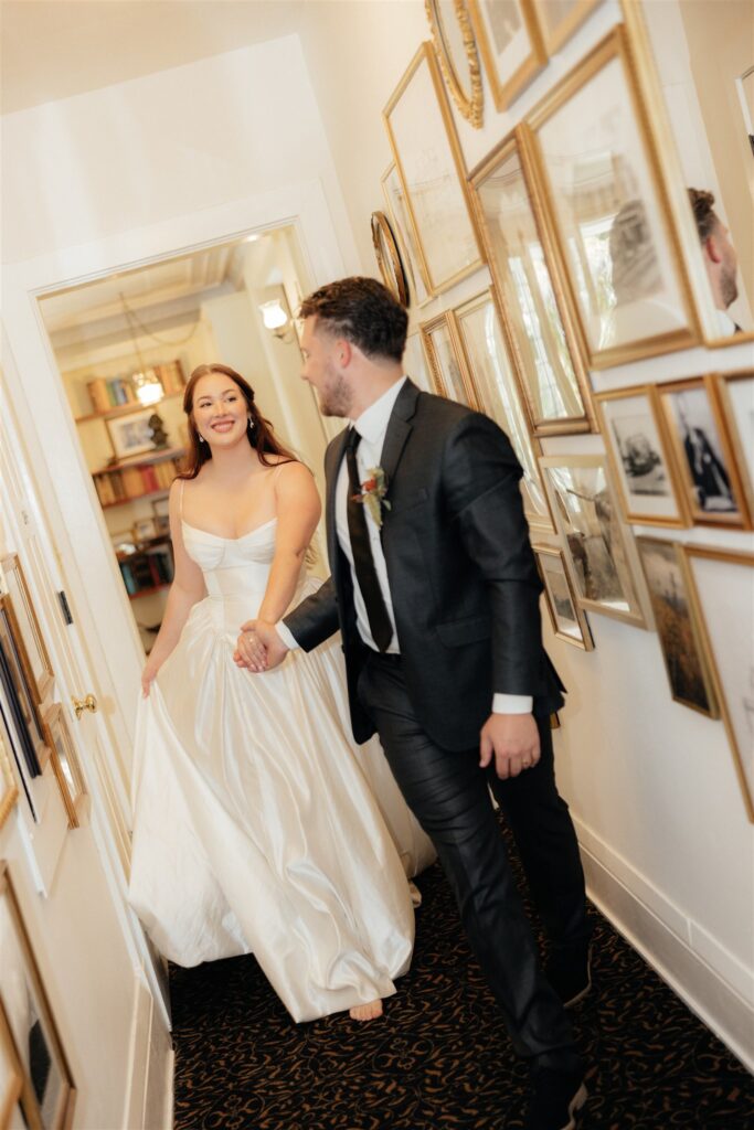 couple at their dream bridal portraits