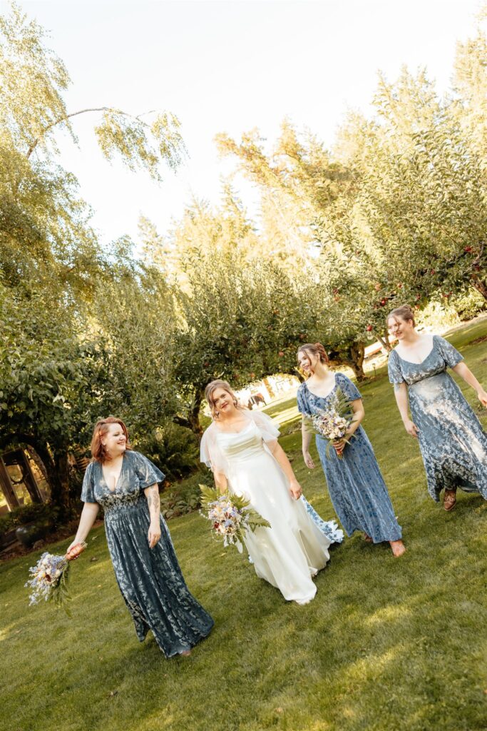 An Intimate Garden Wedding at Albees Garden Parties in Olympia, WA