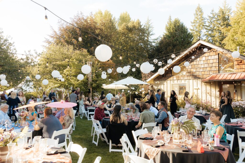 An Intimate Garden Wedding at Albees Garden Parties in Olympia, WA