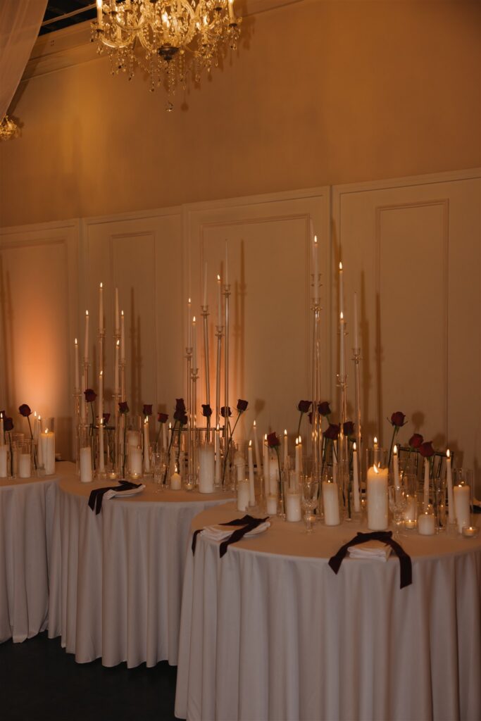 stunning wedding reception decor