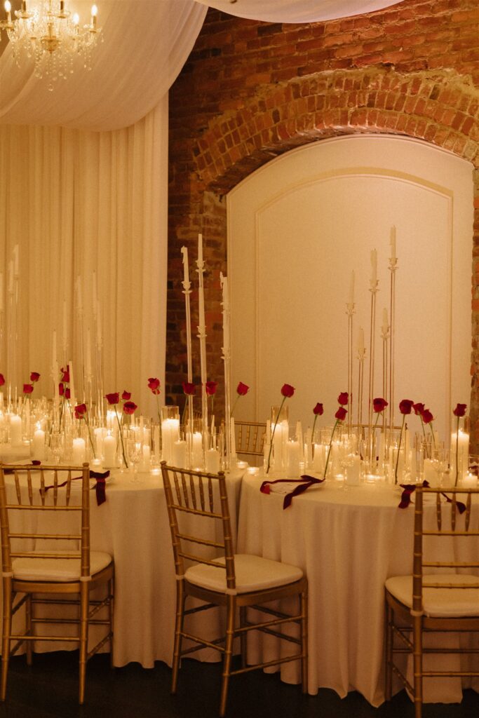 beautiful wedding reception details