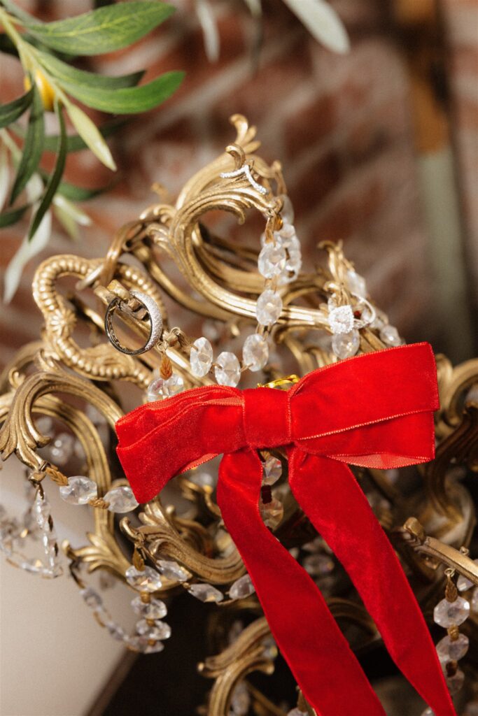 closeup picture of the wedding ring