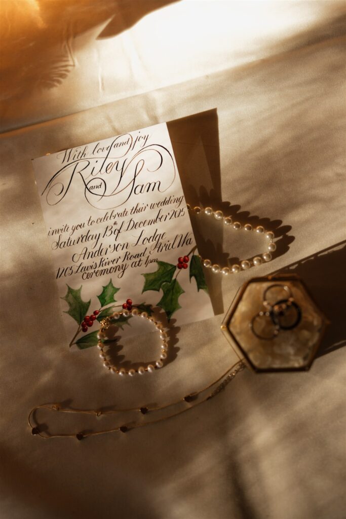 Stunning wedding details