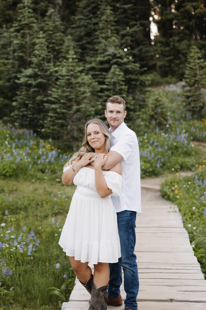 beautiful outdoor portraits in mt. rainer