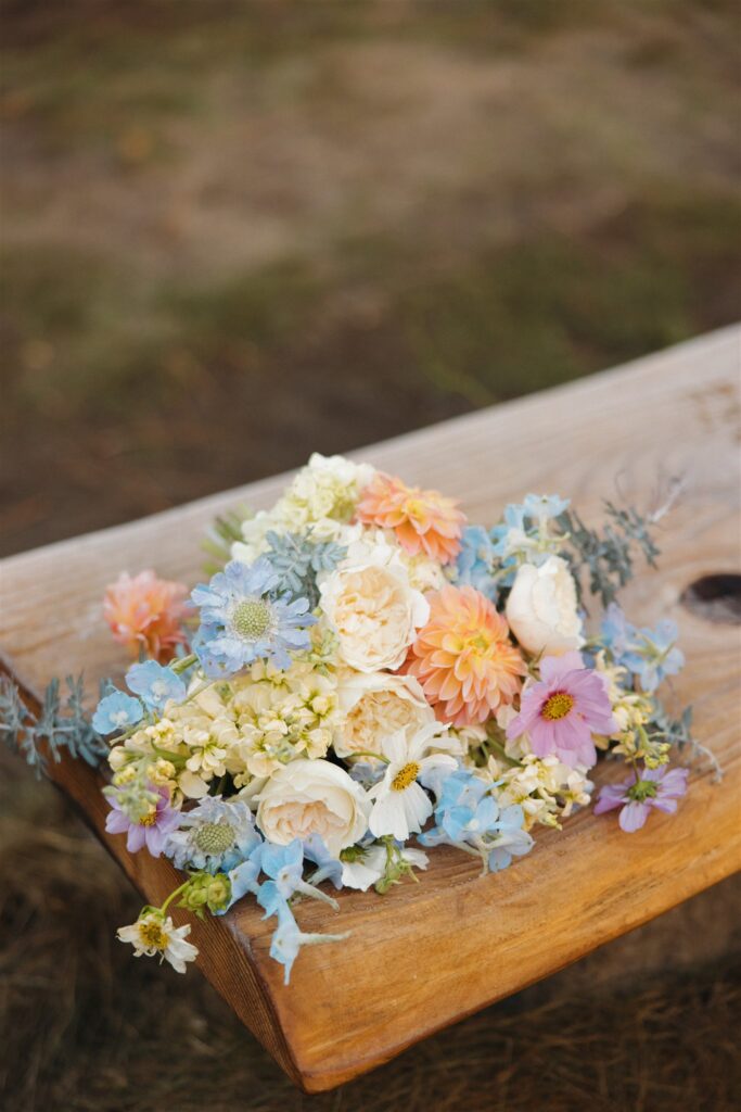 Stunning picture of the wedding bouquet