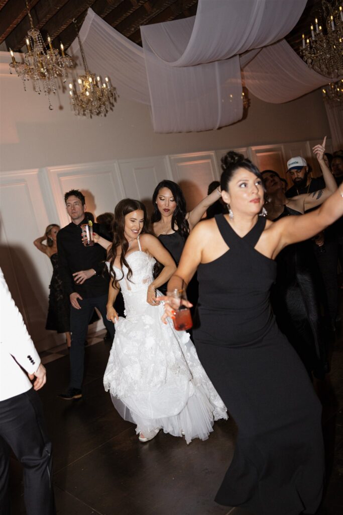 fun wedding reception party