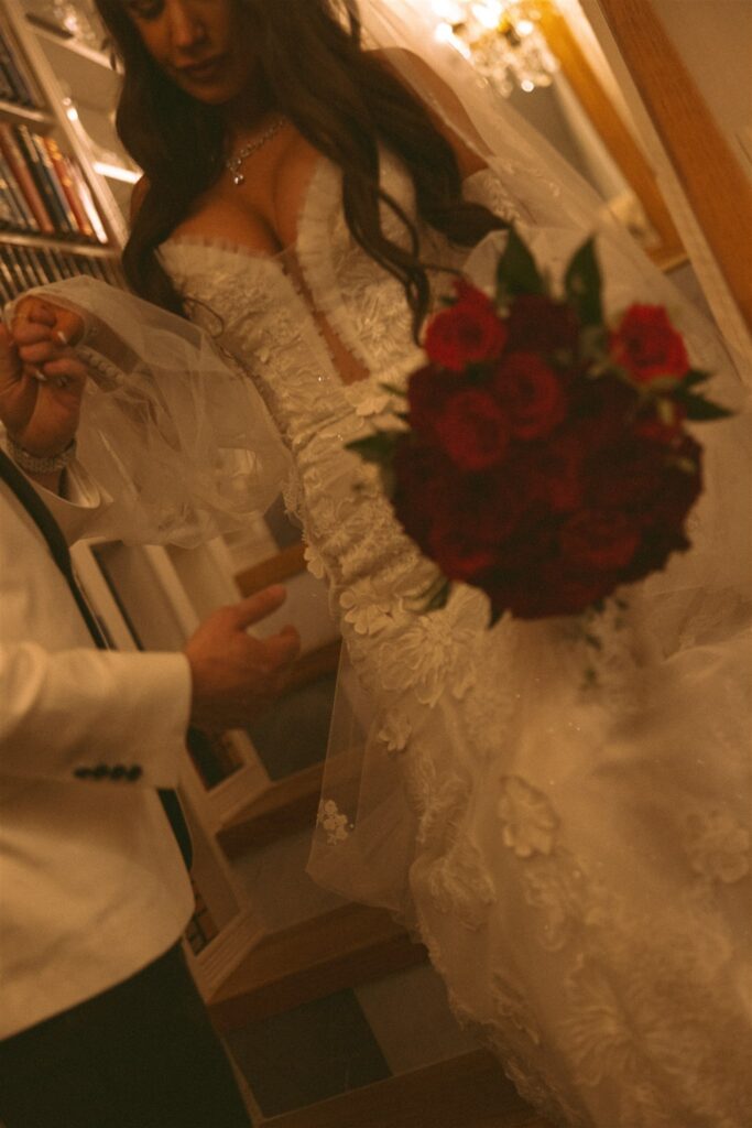 stunning closeup shot of the wedding rings