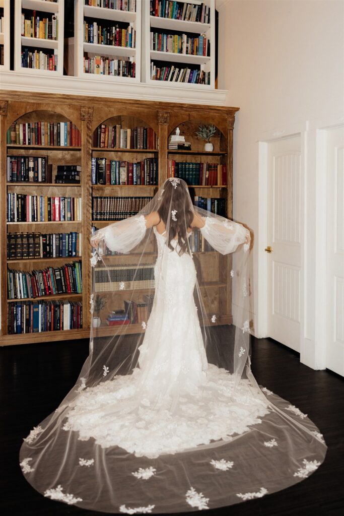 stunning portrait of the bride