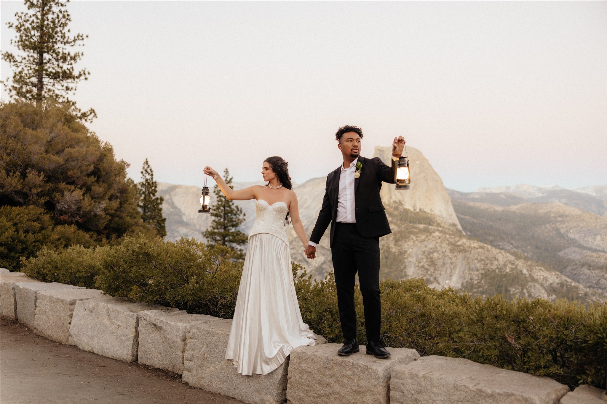 timeless and elegant bridal portraits in yosemite national park