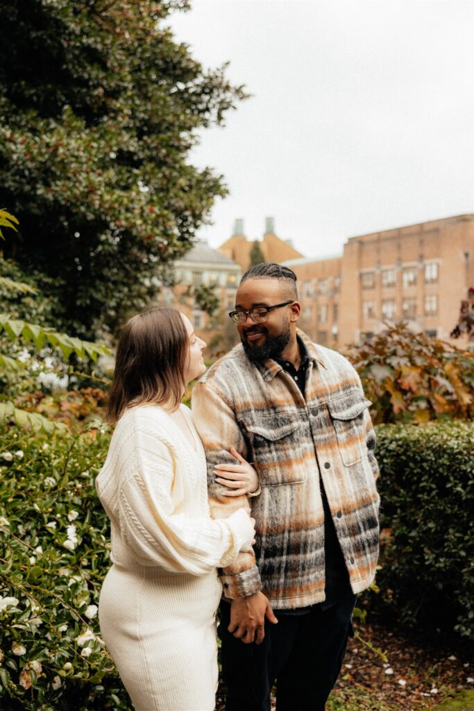 Seattle Engagement Photos at UW & The Arboretum | Park Vibes with a City Feel