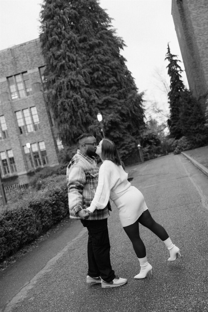 Seattle Engagement Photos at UW & The Arboretum | Park Vibes with a City Feel