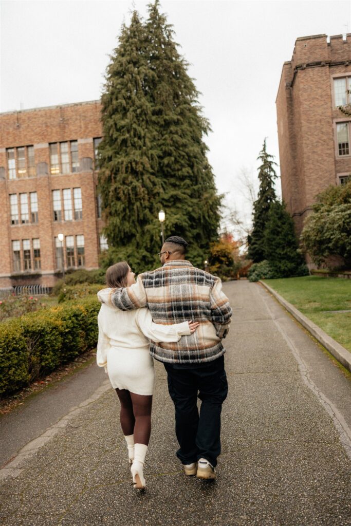 Seattle Engagement Photos at UW & The Arboretum | Park Vibes with a City Feel