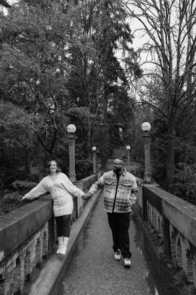 Seattle Engagement Photos at UW & The Arboretum | Park Vibes with a City Feel