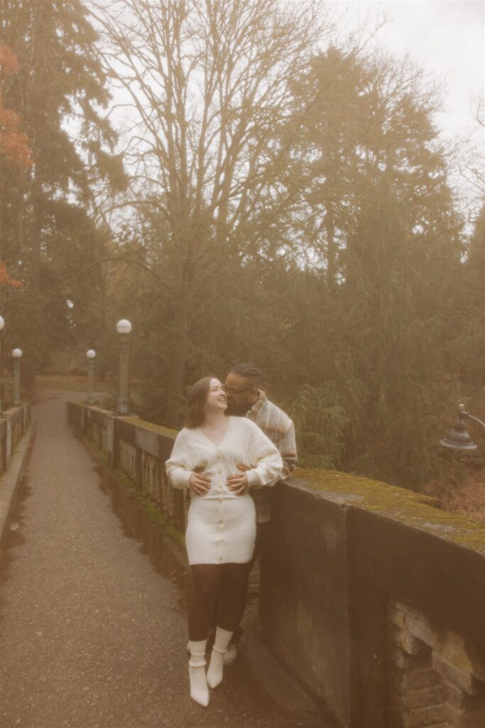 fall engagement photos in washington