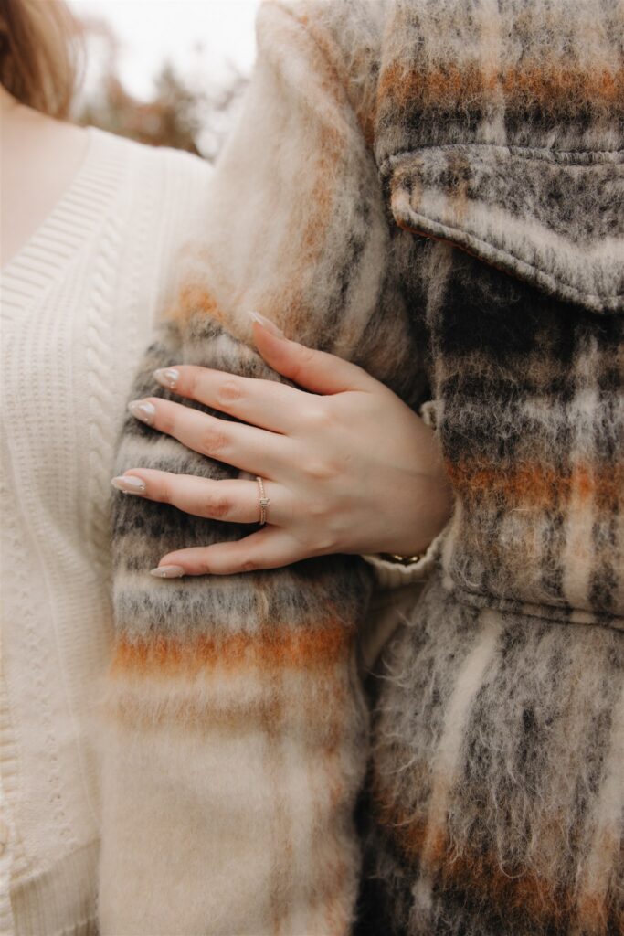 stunning closeup shot of the engagement ring