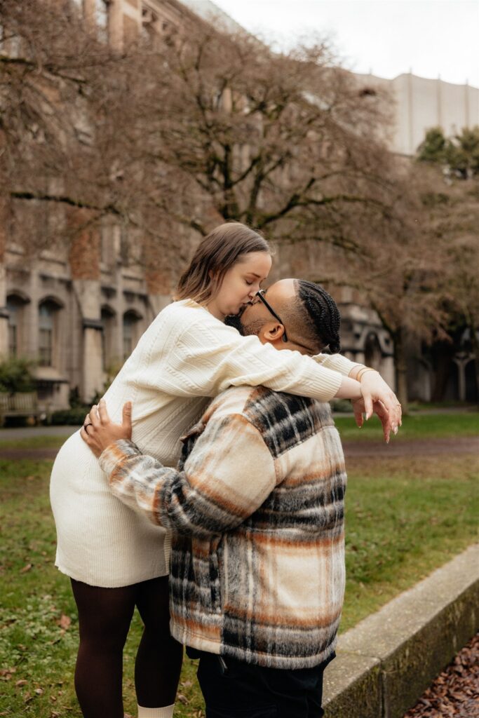 fall couple portraits in seattle