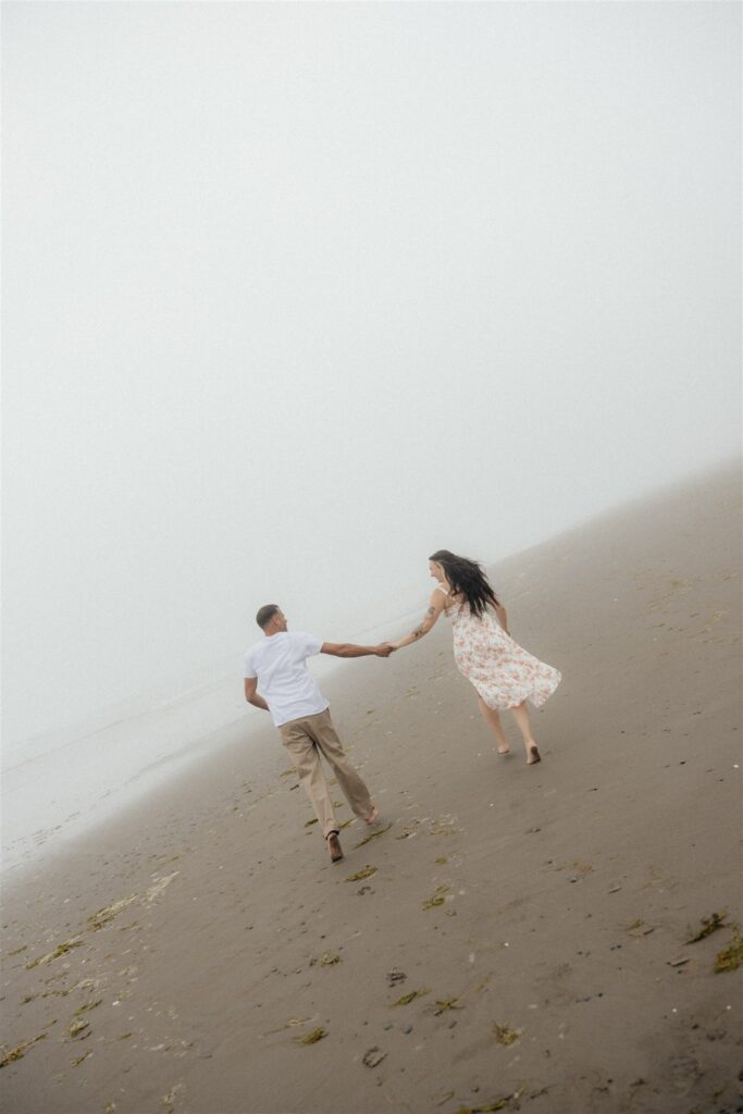 playful couple session in washington