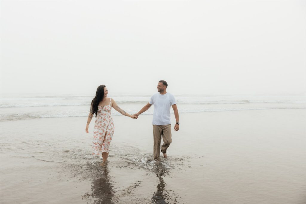 romantic and playful couple portraits