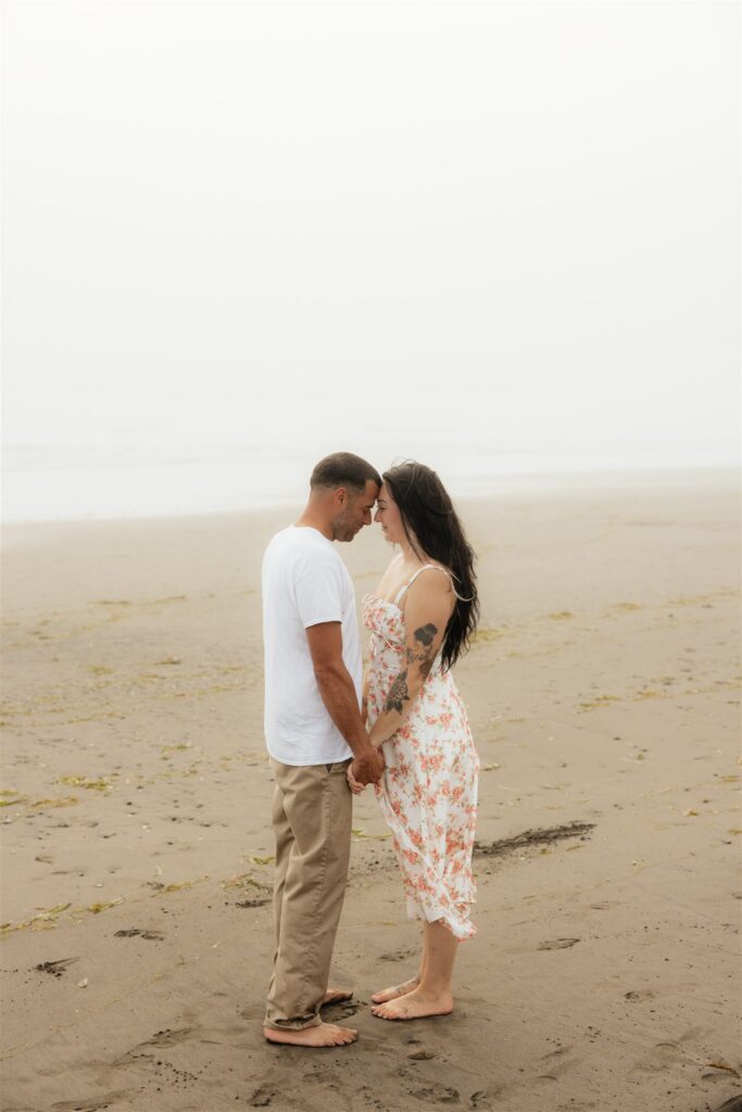 couple at their romantic photoshoot