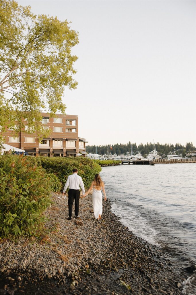 This Woodmark Hotel Engagement Session in Kirkland Felt Straight Out of a Romance Movie
