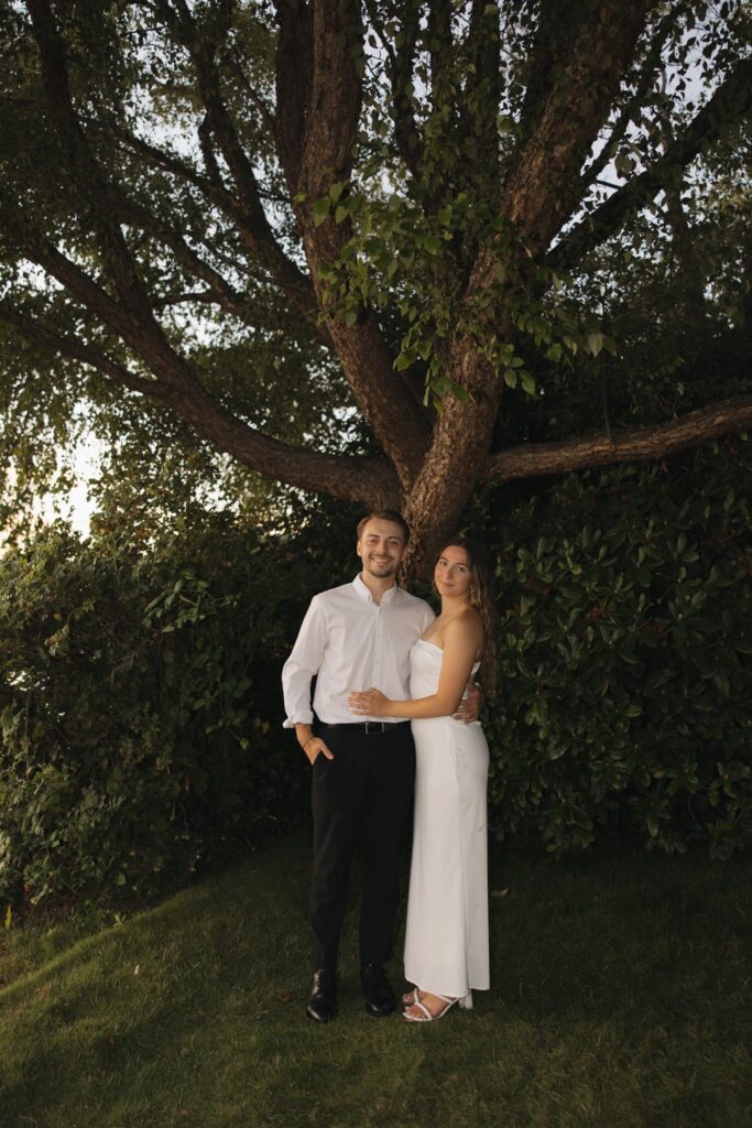 This Woodmark Hotel Engagement Session in Kirkland Felt Straight Out of a Romance Movie