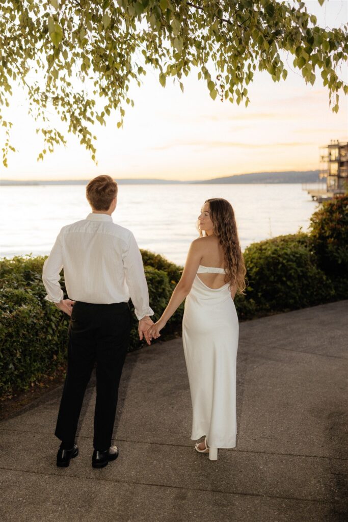 This Woodmark Hotel Engagement Session in Kirkland Felt Straight Out of a Romance Movie