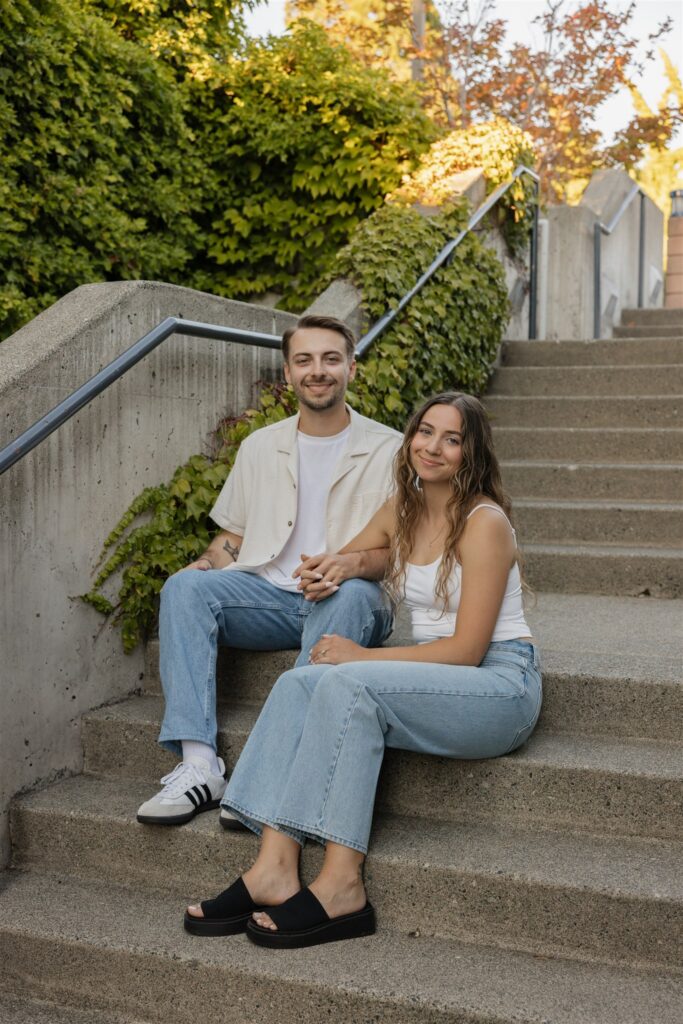 This Woodmark Hotel Engagement Session in Kirkland Felt Straight Out of a Romance Movie