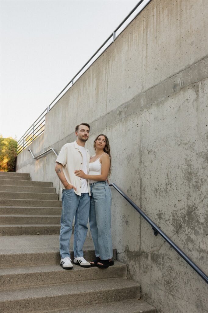 romantic golden hour portraits in WA
