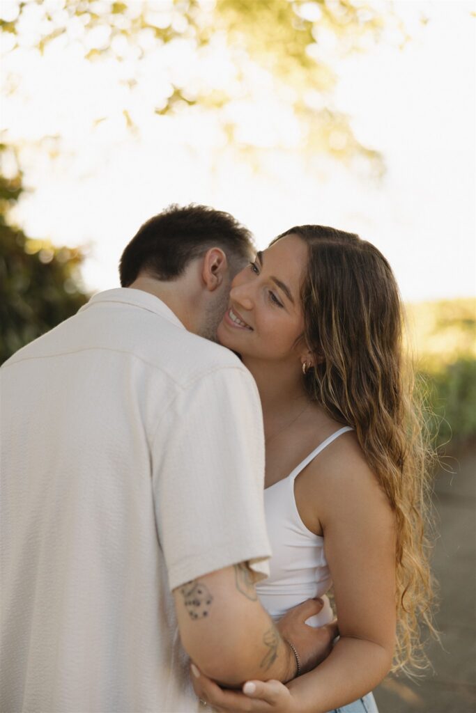 This Woodmark Hotel Engagement Session in Kirkland Felt Straight Out of a Romance Movie