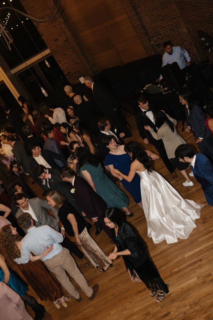 fun wedding reception party