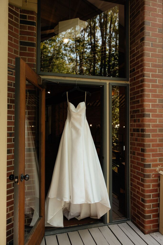 stunning picture of the wedding dress