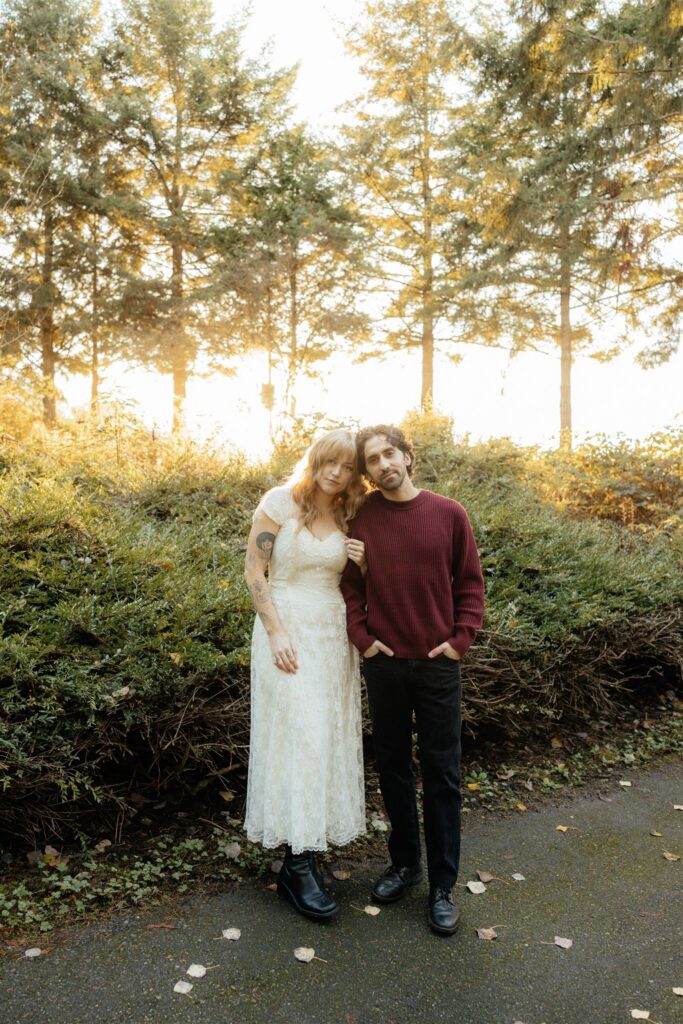 cute picture of the newly engaged couple at their dream photoshoot