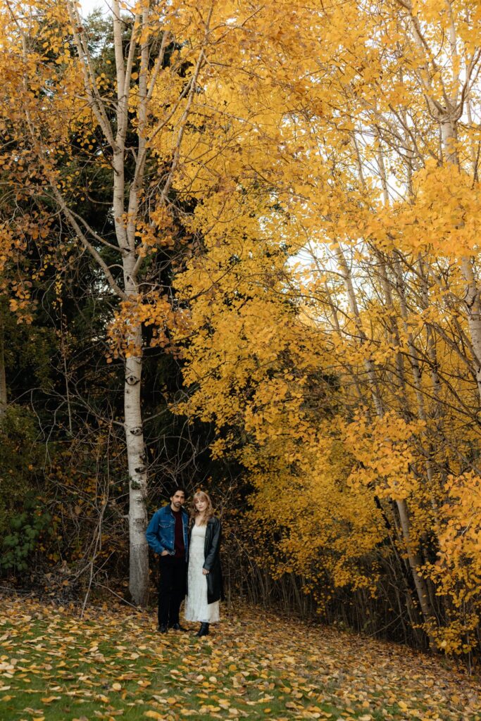 fall couple portraits in WA