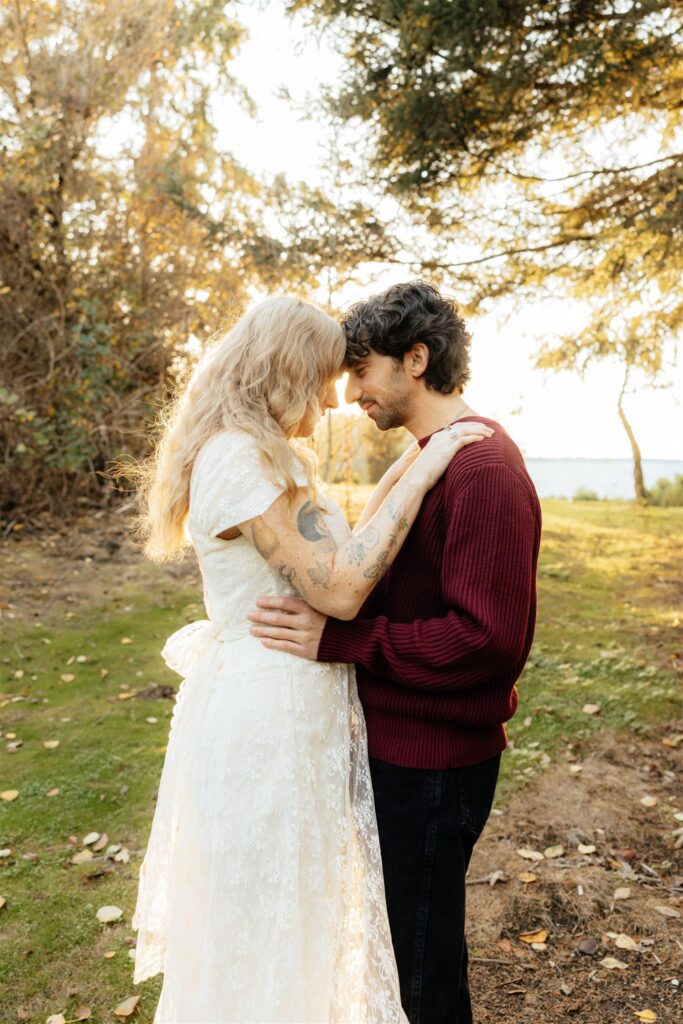 Moody Waterworks Gardens Engagement Photos in Renton, WA | Rain & Alex