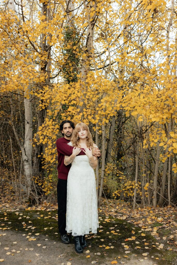 Moody Waterworks Gardens Engagement Photos in Renton, WA | Rain & Alex