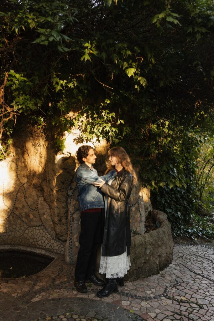 golden hour couple portraits in washington