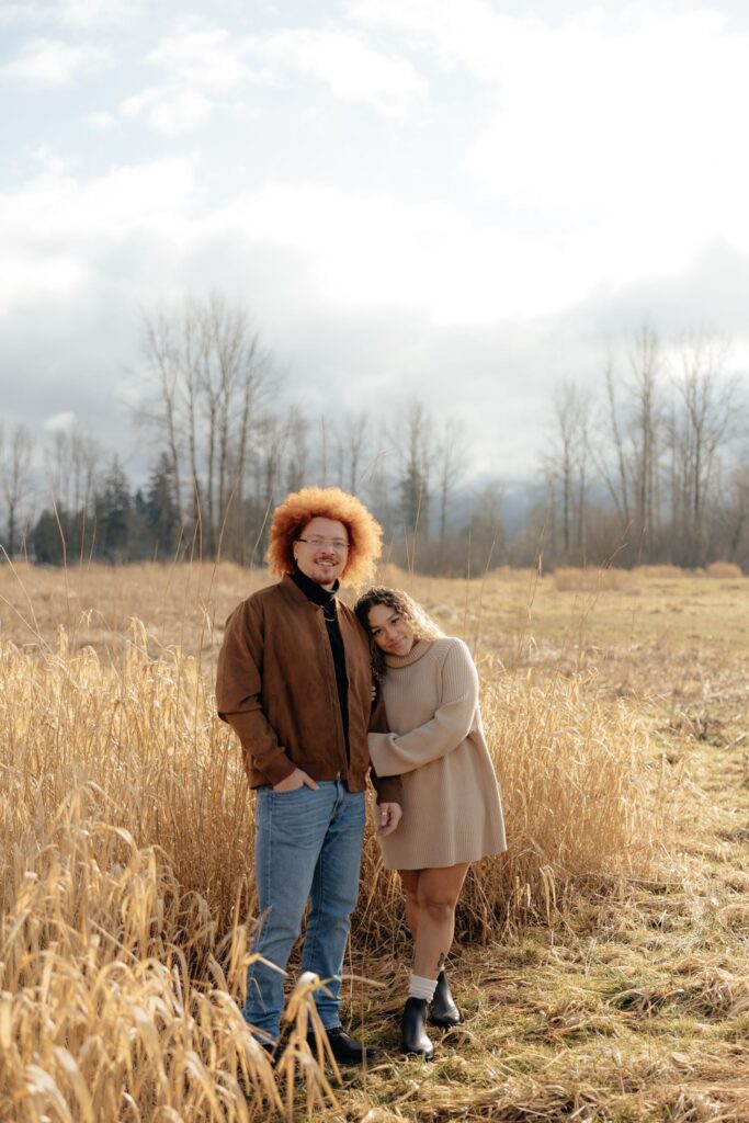 golden hour couple portraits in VA