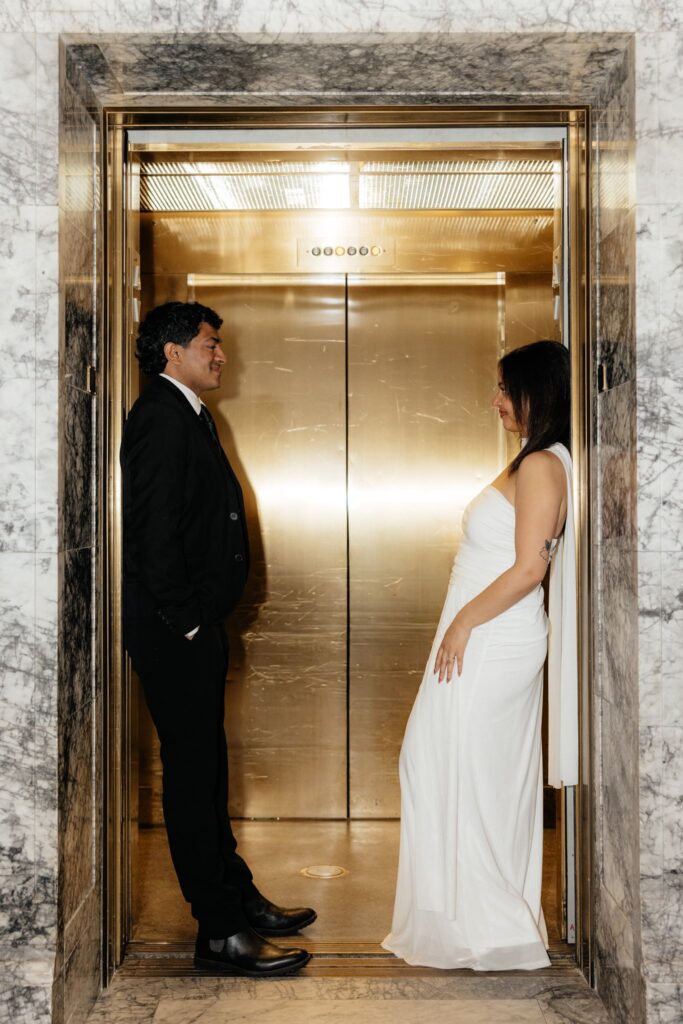 Classy Washington State Capitol Building Engagement Photos in Olympia, WA