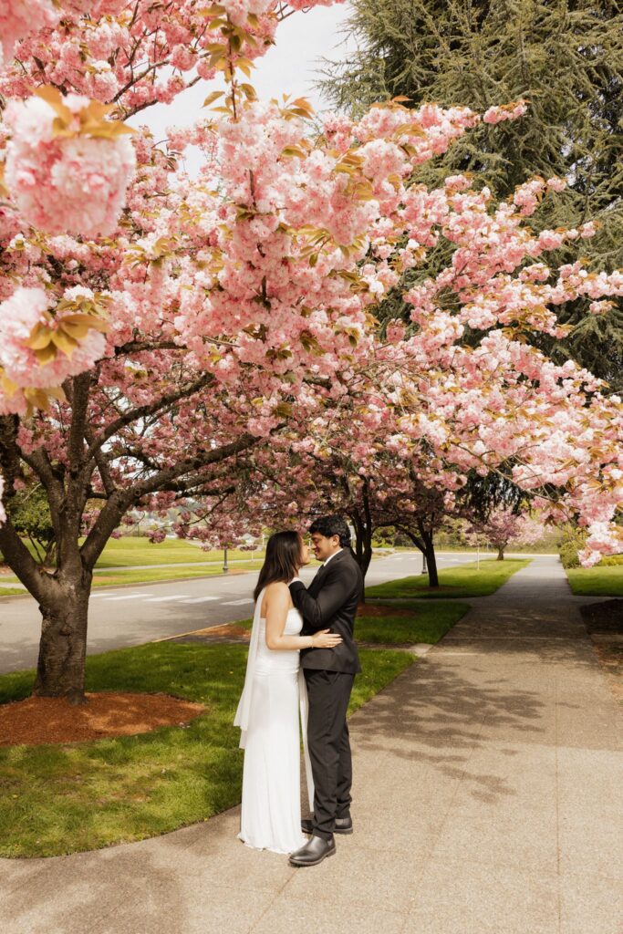 Classy Washington State Capitol Building Engagement Photos in Olympia, WA