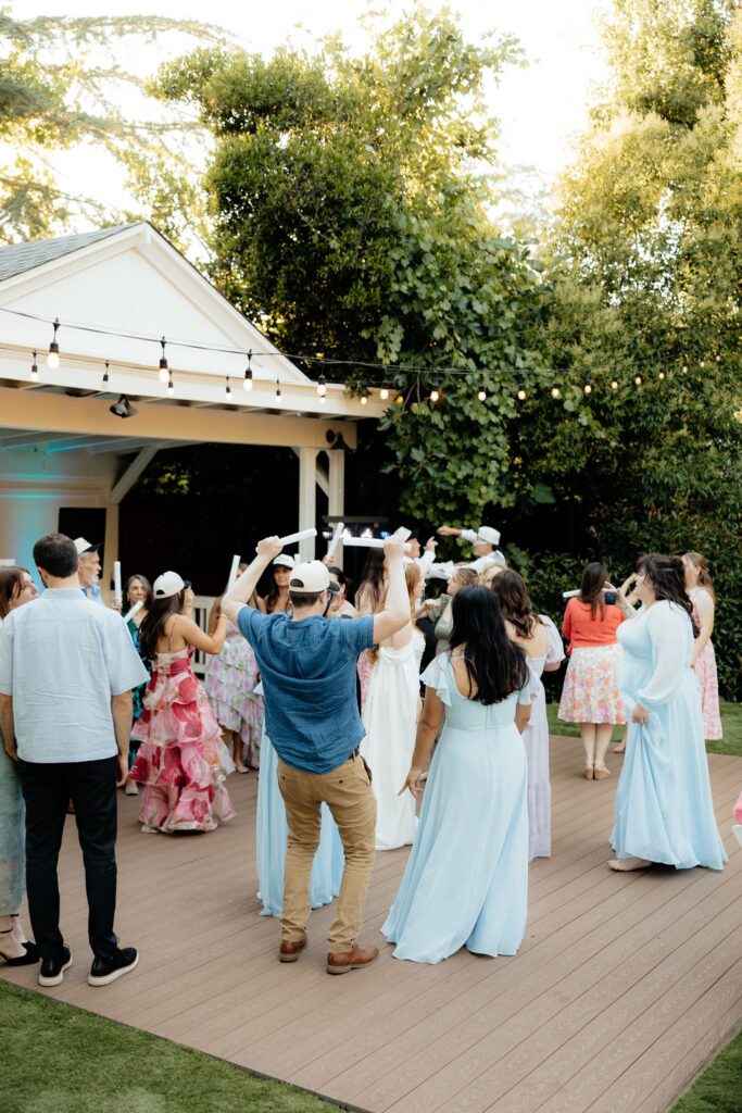 fun wedding reception party