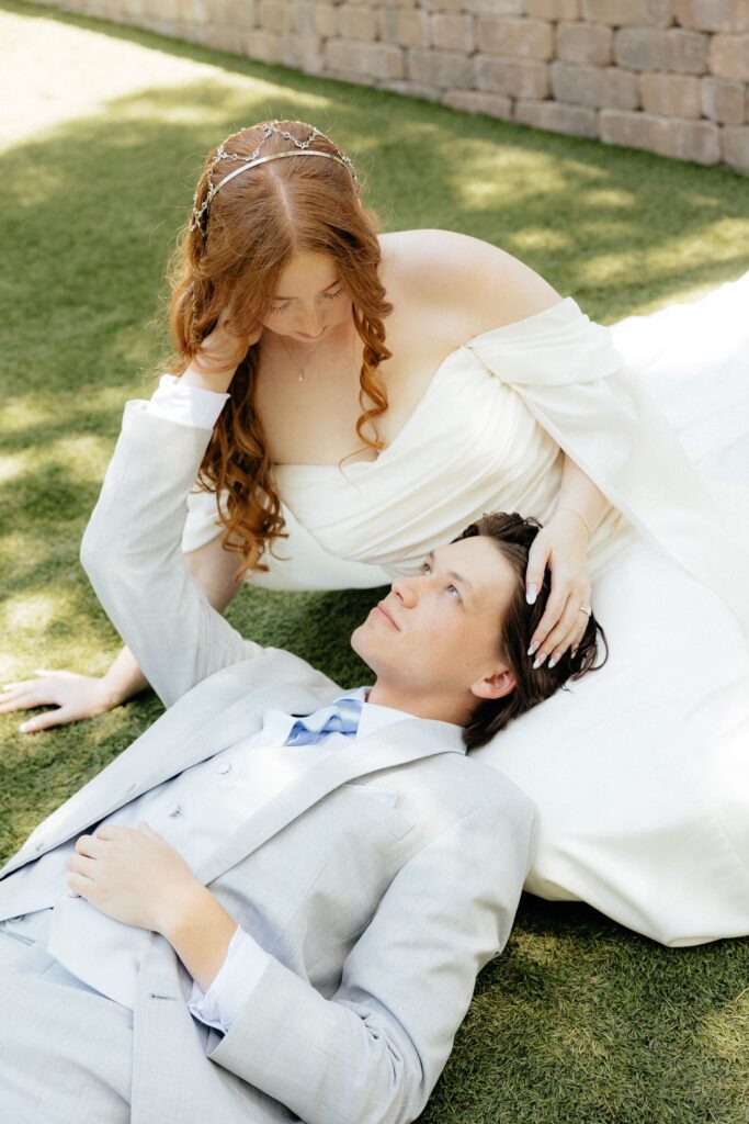 romantic bridal session in CA