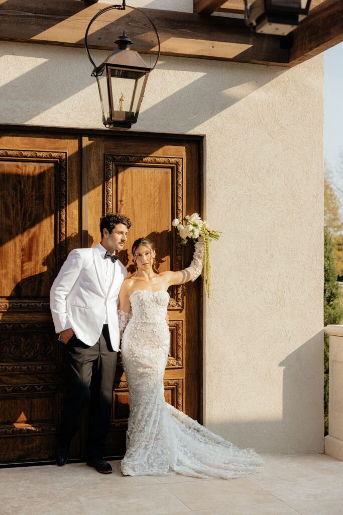 golden hour bridal portraits in WA
