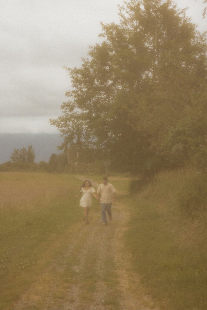Moody Couples Photos at Elk Fields in North Bend, Washington
